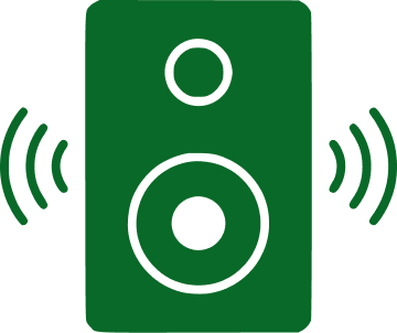 High quality stereo sound speakers